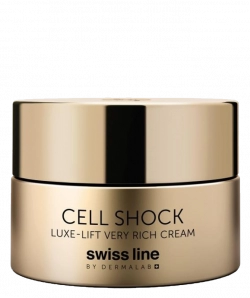 Kem nâng cơ & chống lão hóa toàn diện cho da khô, rất khô Swissline Cell Shock Luxe-Lift Very Rich Cream